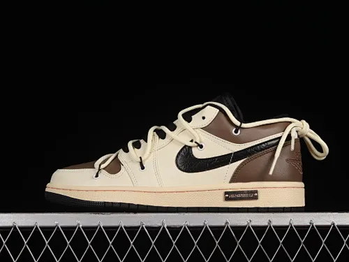 All categories Air Jordan Jordan series basketball shoes Air Jordan 1 Low Z version Air Jordan 1 Low AJ1 Joe 1 customized version Vibe flavor deconstruction Sports culture basketball shoes 553558-062